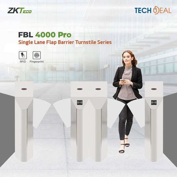 ZKTeco Flap Barrier Gate Price in BD